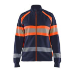 BLAKLAEDER - Hi-Vis sweatshirt full-zip Women Marinblau/Orange M