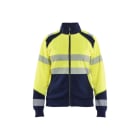 BLAKLAEDER - Hivis two col sweatshirt zip Women Gelb/Marineblau L