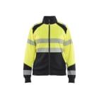 BLAKLAEDER - Hivis two col sweatshirt zip Women Gelb/Schwarz XXL