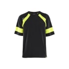 BLAKLAEDER - T-shirt short-sleeved Schwarz/Gelb 5XL
