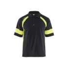 BLAKLAEDER - Polo Shirt Schwarz/Gelb XXXL