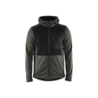 BLAKLAEDER - Hoodie full zip Autumn green/Black 4XL