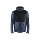 BLAKLAEDER - Hoodie full zip Numbe Blue/Black XXXL