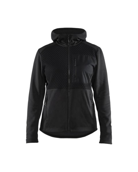 BLAKLAEDER - Hoodie full zip Women Schwarz XL