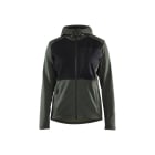 BLAKLAEDER - Hoodie full zip Women Autumn green/Black S
