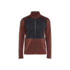 BLAKLAEDER - Sweaters full zip Burned Red/Black 4XL