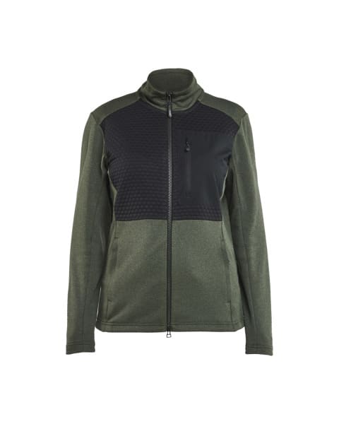 BLAKLAEDER - Sweaters full zip Women´s Autumn green/Black M