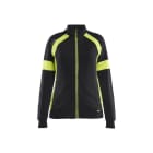 BLAKLAEDER - Sweaters full zip with Hivis Women Schwarz/Gelb XXL