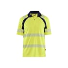 BLAKLAEDER - Hivis Polo shirt two col Gelb/Marineblau XS