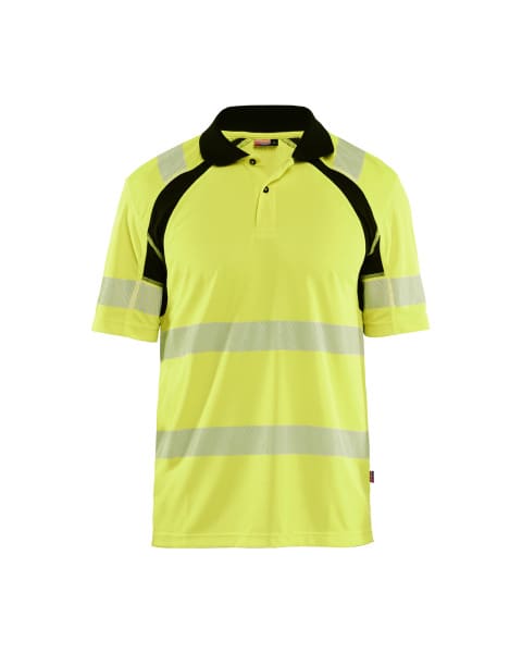 BLAKLAEDER - Hivis Polo shirt two col Gelb/Schwarz XXXL