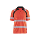 BLAKLAEDER - Hivis Polo shirt two col  High Vis Rot/Schwarz XS