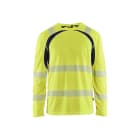 BLAKLAEDER - Hivis T shirt long sleeve two col Gelb/Marineblau M