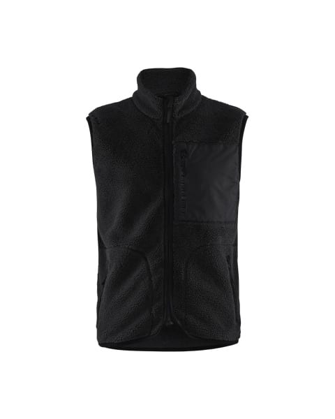BLAKLAEDER - Pile vest Schwarz M