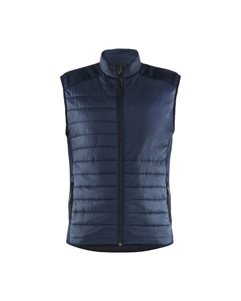 BLAKLAEDER - Vest with quilt front and back Marineblau M