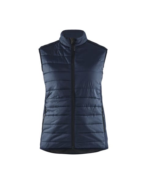 BLAKLAEDER - Vest with quilt front and back Women Marineblau XXXL