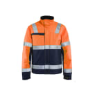 BLAKLAEDER - Multinorm Winterjacke High Vis Orange/Marineblau XXL