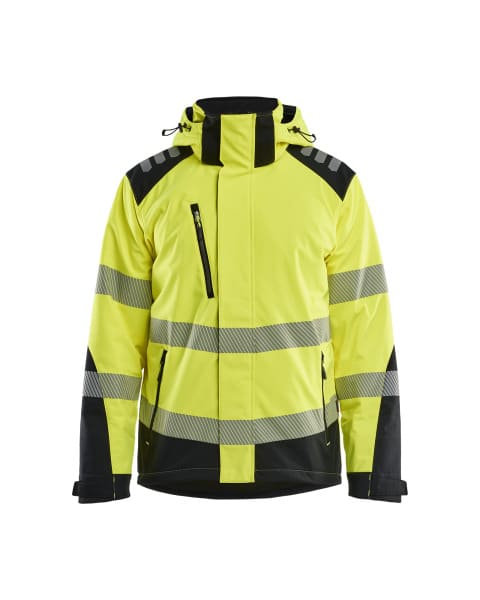 BLAKLAEDER - Softshell jacket Hivis Air-Mesh Lined  Gelb/Schwarz L