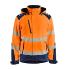 BLAKLAEDER - Softshell jacket Hivis Air-Mesh Lined  Orange/Marineblau L