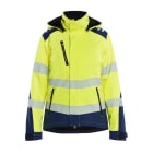 BLAKLAEDER - Softshell Jacket Hi-vis Air-Mesh lined Women Gelb/Marineblau L