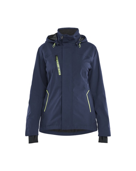 BLAKLAEDER - 2L Mesh Lined Jacket Women DK Navy/ Hv Yellow XL