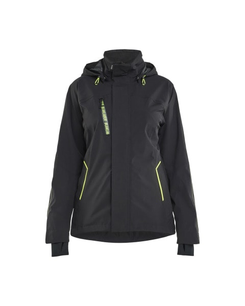 BLAKLAEDER - 2L Mesh Lined Jacket Women Schwarz/Gelb XXL