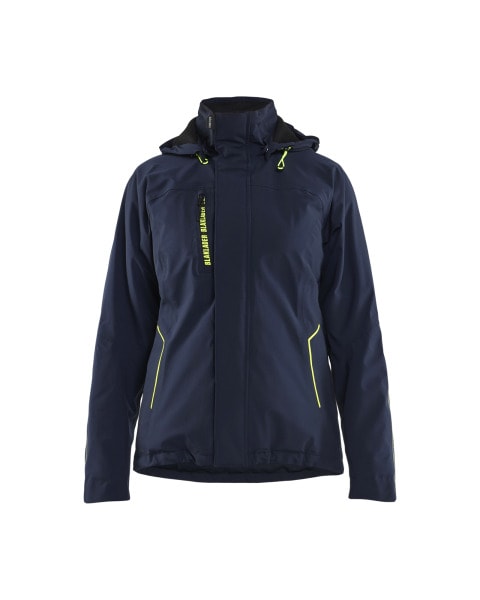 BLAKLAEDER - WRC 2L Air-Mesh Lined Jacket Women DK Navy/ Hv Yellow XXXL