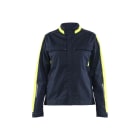 BLAKLAEDER - Industry jacket stretch Women DK Navy/ Hv Yellow XL