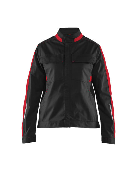 BLAKLAEDER - Industry jacket stretch Women Schwarz/Rot M