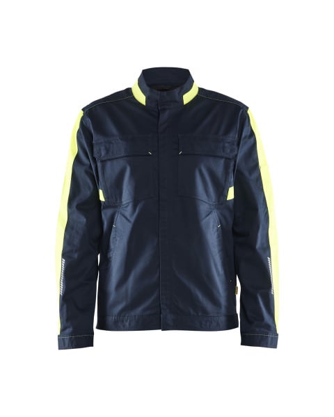 BLAKLAEDER - Industry  Jacket  DK Navy/ Hv Yellow XXL