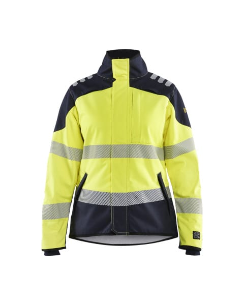 BLAKLAEDER - Multinorm Ladies Softshell Gelb/Marineblau XS