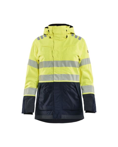 BLAKLAEDER - Multinorm Lady Shelljacket Gelb/Marineblau L
