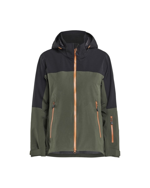 BLAKLAEDER - 3L Shelljacket Women Forest Night / Rust L