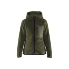 BLAKLAEDER - Ladies Pile hoodie Autumn green XL