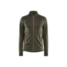 BLAKLAEDER - Knitted sweaters Full zip Forest Night / Rust XS