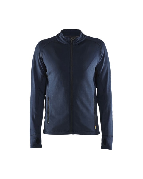 BLAKLAEDER - Knitted sweaters Full zip Marineblau 4XL