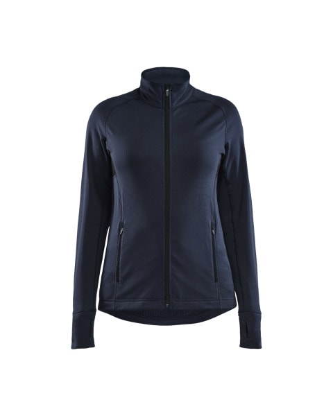 BLAKLAEDER - Knitted sweaters Full zip Women Marineblau S
