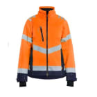 BLAKLAEDER - Shell jacket Hi-vis Women Orange/Marineblau XS