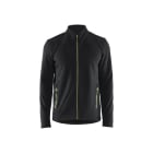 BLAKLAEDER - Micro fleece jacket Schwarz/Gelb M