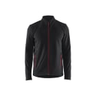 BLAKLAEDER - Micro fleece jacket Schwarz/Rot XXL