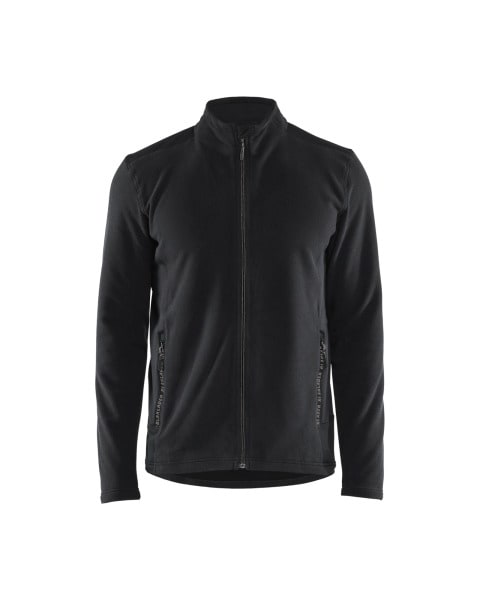 BLAKLAEDER - Micro fleece jacket Black/Mid grey XXL