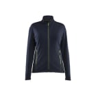 BLAKLAEDER - Micro fleece jacket Women DK Navy/ Hv Yellow S