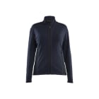 BLAKLAEDER - Micro fleece jacket Women Dark navy/black S