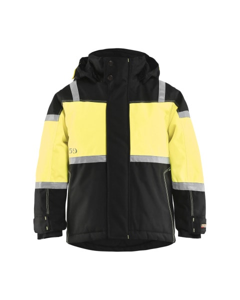 BLAKLAEDER - Winterjacke Kinder Schwarz/Gelb C140