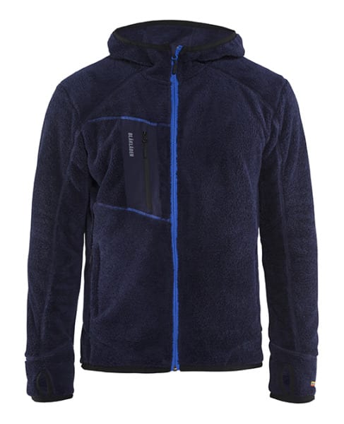 BLAKLAEDER - Fiberfleece Jacke Marineblau/Kornblau XXL