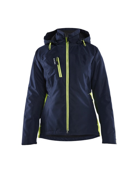 BLAKLAEDER - Functional jacket Women DK Navy/ Hv Yellow XL