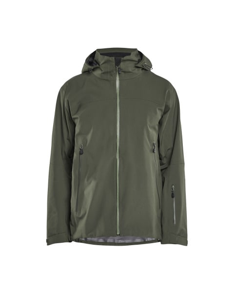 BLAKLAEDER - 3L Shelljacket Green forest night S