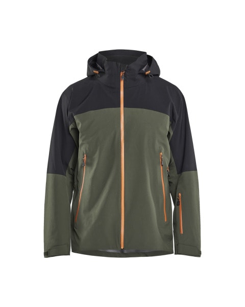 BLAKLAEDER - 3L Shelljacket Forest Night / Rust XXL