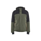 BLAKLAEDER - 2 layer Winter jacket Forest Night / Rust L