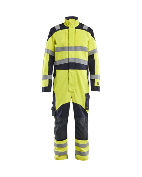 BLAKLAEDER - Multinorm Overall Inhärent High Vis Gelb/Marineblau C46