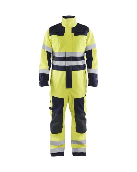 BLAKLAEDER - Multinorm Overall High Vis Gelb/Marineblau C58
